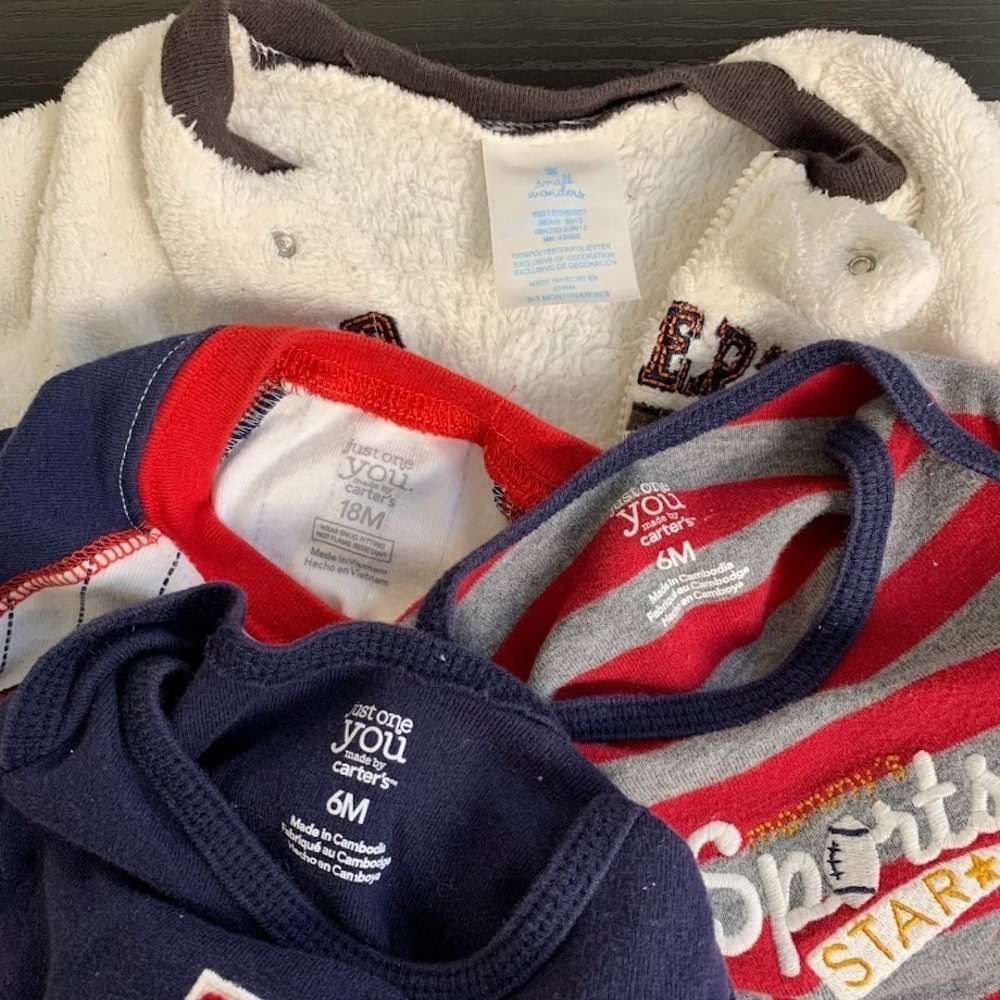 Sports Themed‎ Clothing Bundle Lot of 4 Just One You Carter's Baby 0-18 Months - Picture 10 of 10
